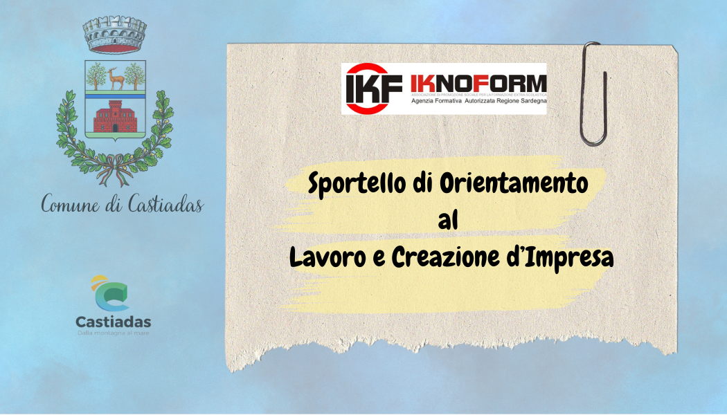 Sportello di Orientamento al Lavoro e Creazione d'Impresa PROSSIMO INCONTRO 18 Febbraio 2025