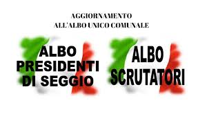 Aggiornamento albo unico comunale delle persone idonee all'ufficio di presidente e di scrutatore di seggio elettorale