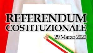 Referendum 29 marzo 2020 - voto degli italiani temporaneamente all'estero