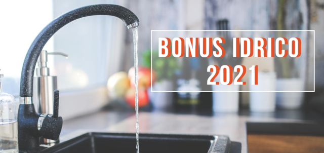 Bonus idrico integrativo per l'anno 2021